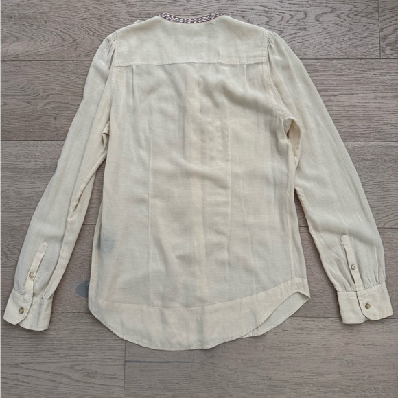 ISABEL MARANT ETOILE blouse size 40 (US 10)color beige - Picture 9 of 12